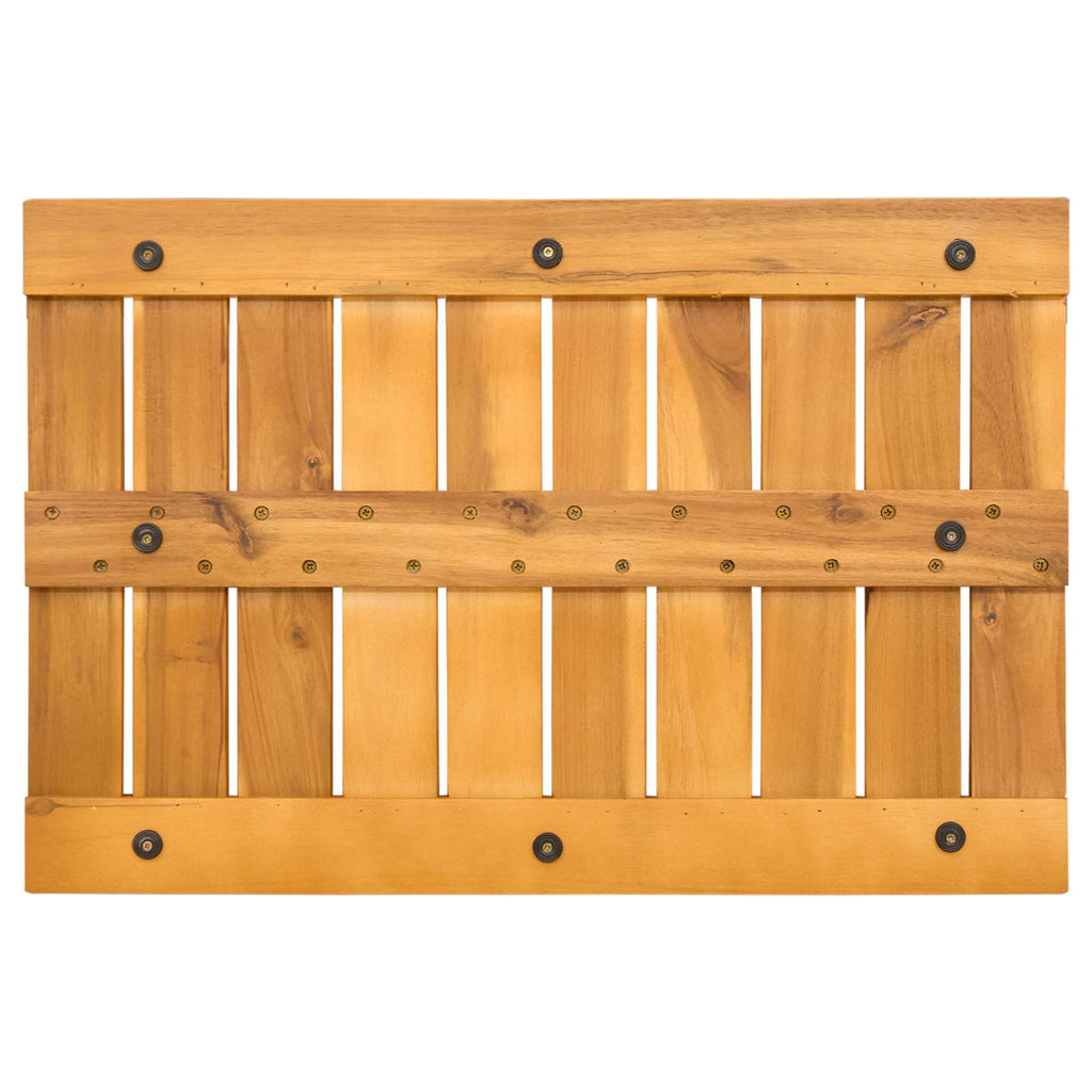 Badematte Uni Braun Holz