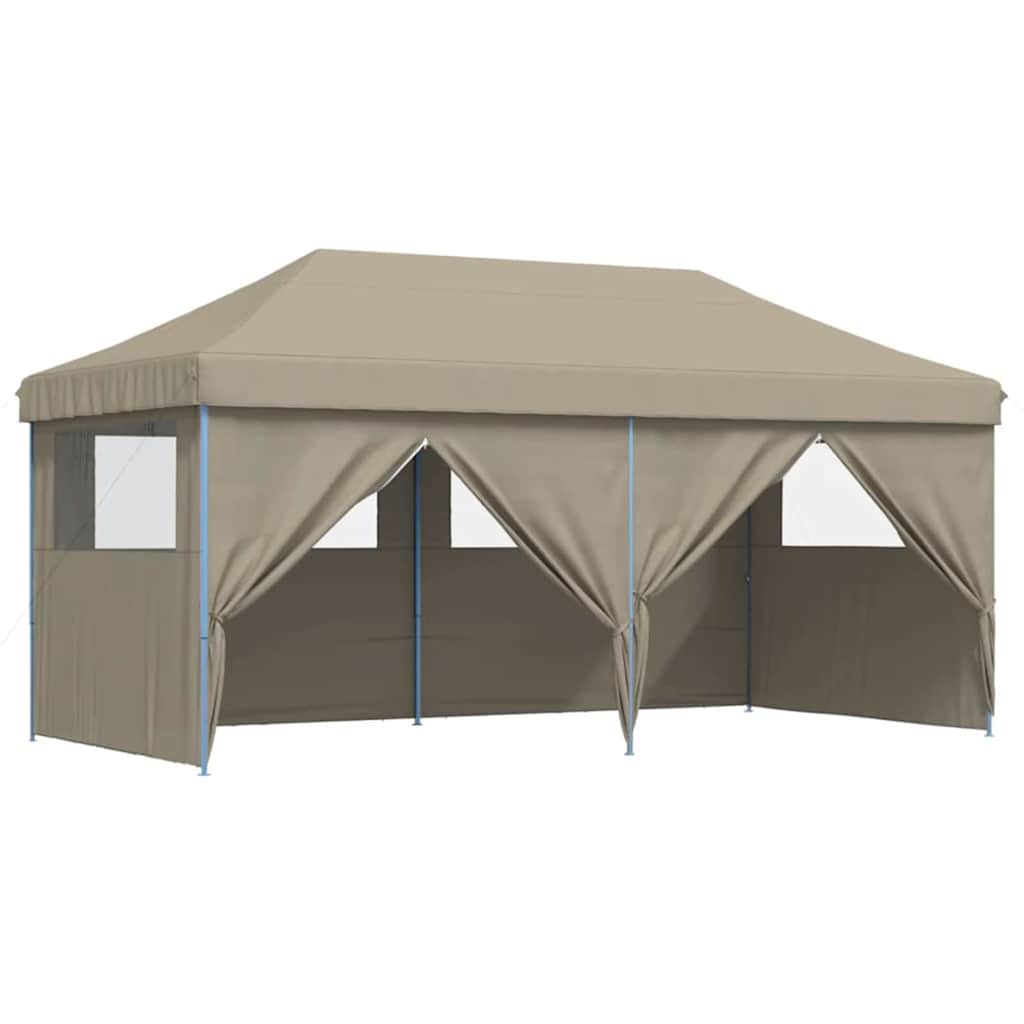 Party Tent Pop-Up Taupe 580 X 292 X 315 Cm Oxford-Stoff