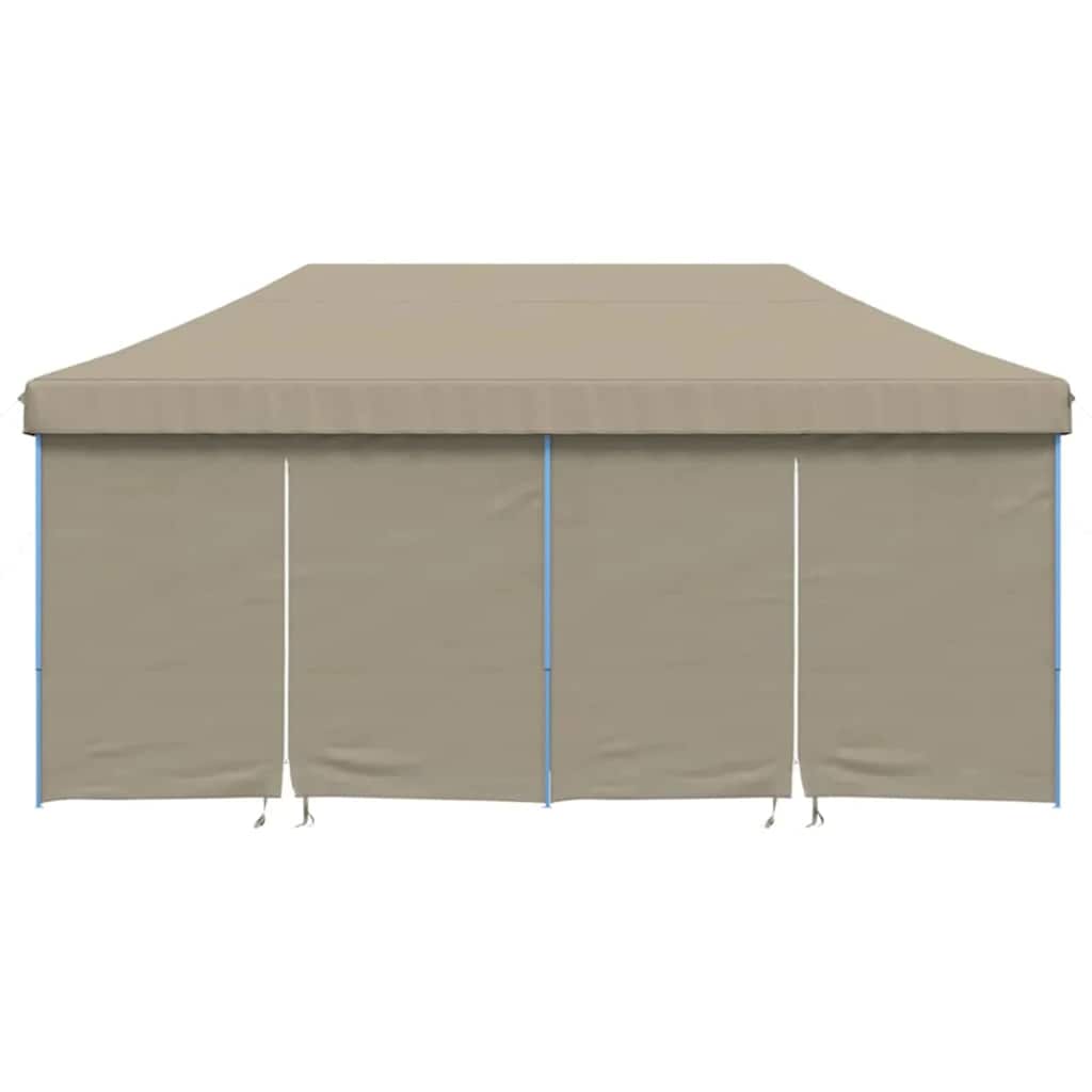 Party Tent Pop-Up Taupe 580 X 292 X 315 Cm Oxford-Stoff