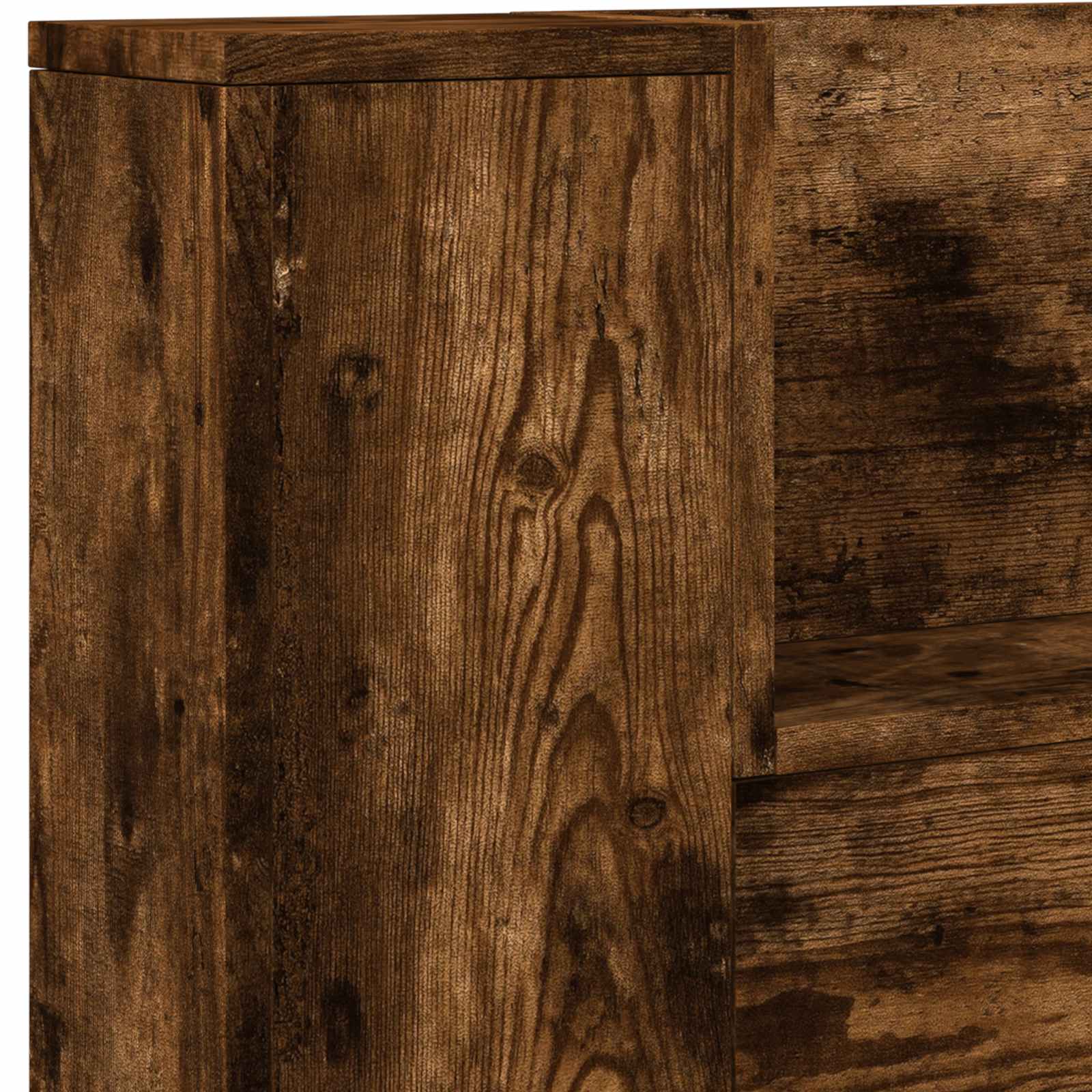 Kopfteil-Schrank Mit Led Holzwerkstoff