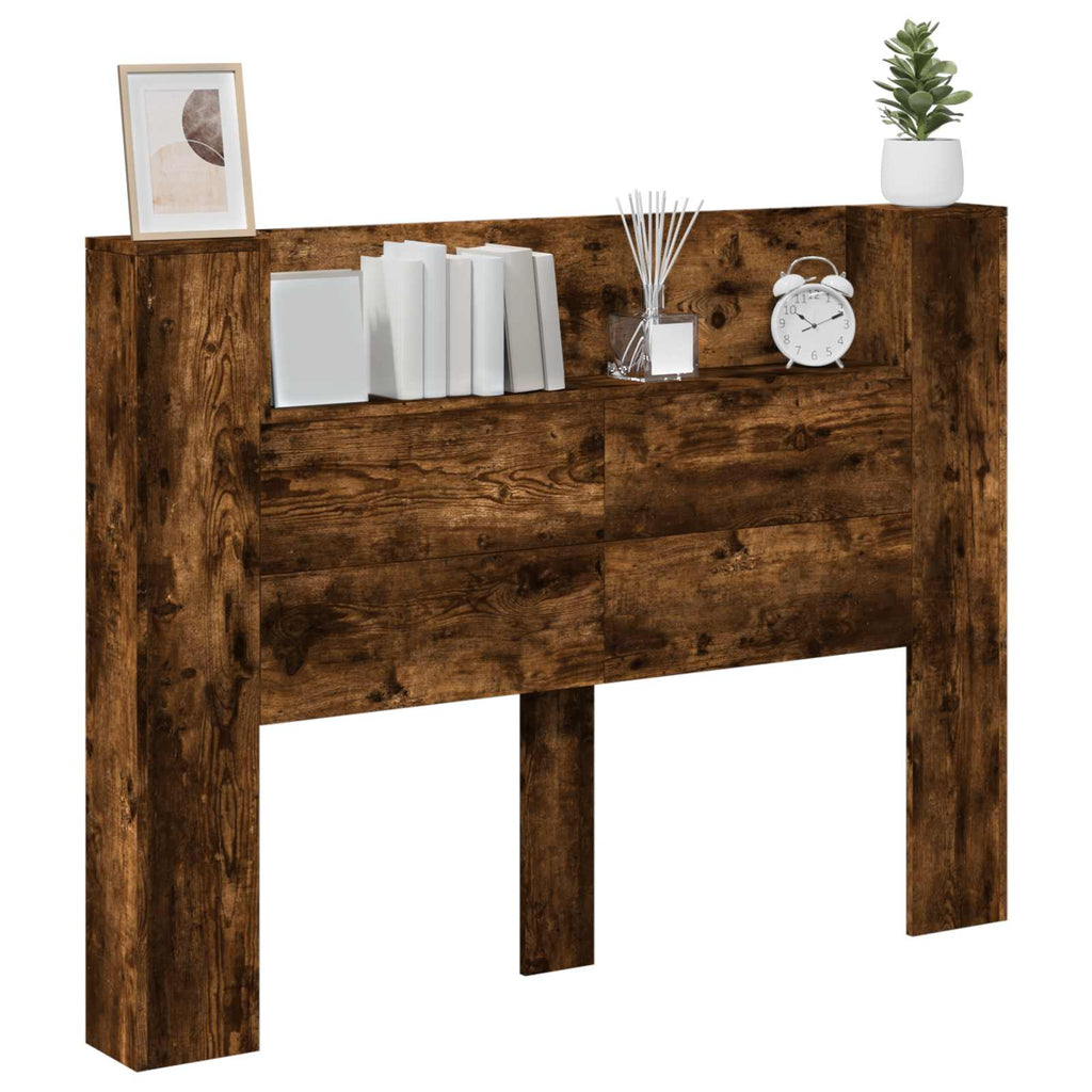 Kopfteil-Schrank Mit Led Holzwerkstoff