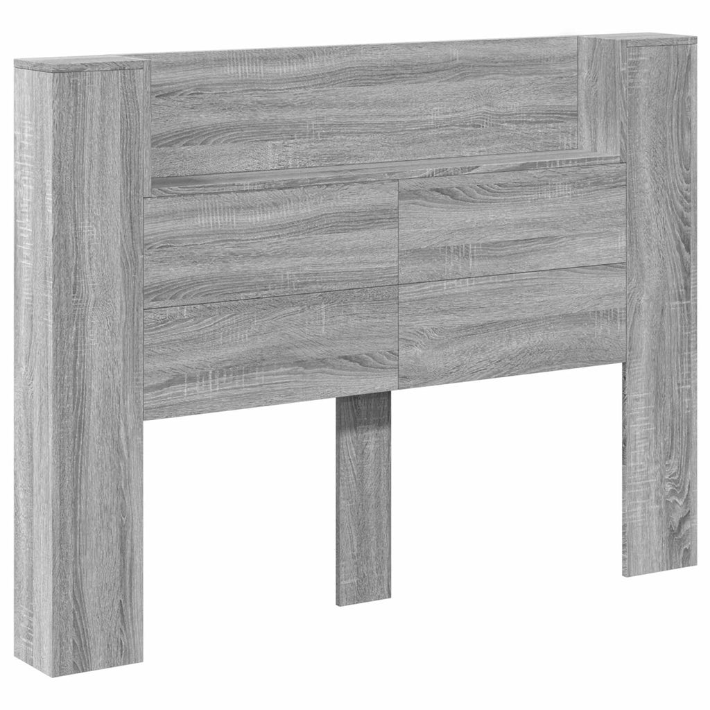 Kopfteil-Schrank Mit Led 140 X 16,5 X 103,5 Cm