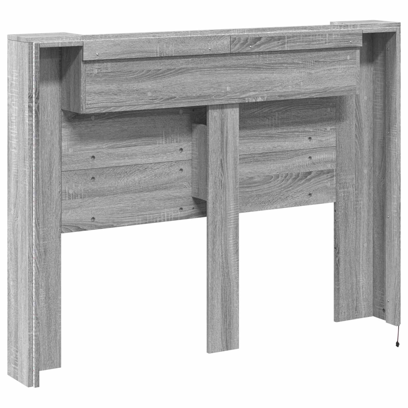 Kopfteil-Schrank Mit Led 140 X 16,5 X 103,5 Cm