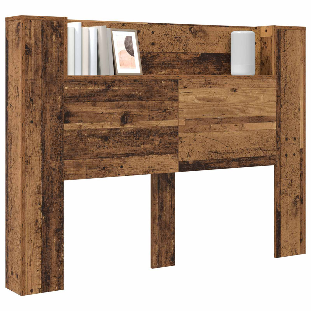 Kopfteil-Schrank Mit Led 140 X 16,5 X 103,5 Cm