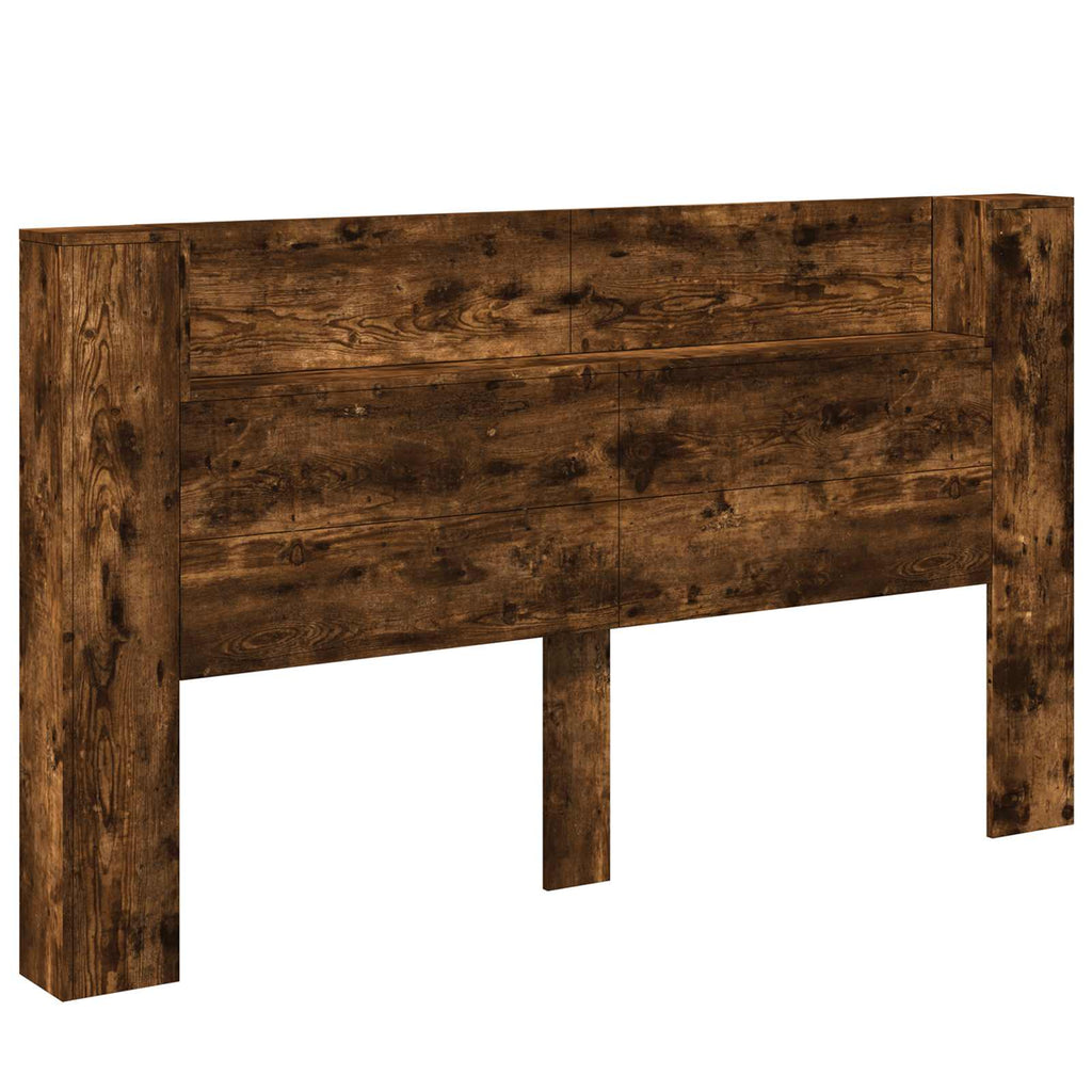Kopfteil-Schrank Mit Led Holzwerkstoff
