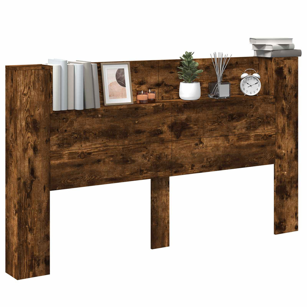 Kopfteil-Schrank Mit Led Holzwerkstoff