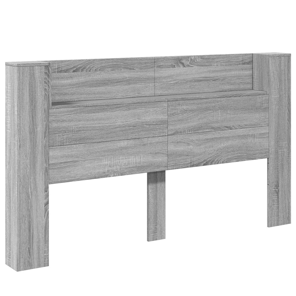 Kopfteil-Schrank Mit Led 180 X 16,5 X 103,5 Cm