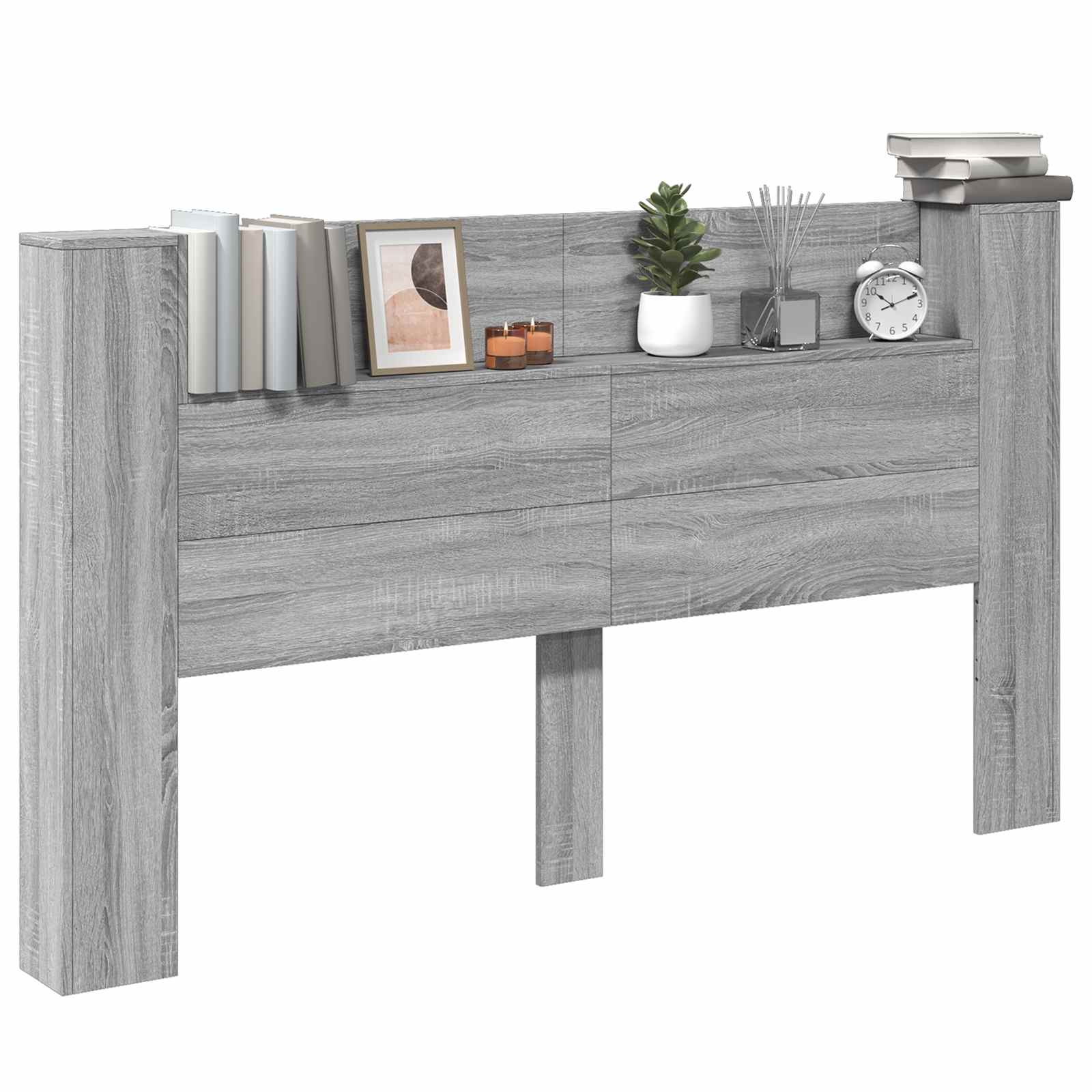 Kopfteil-Schrank Mit Led 180 X 16,5 X 103,5 Cm