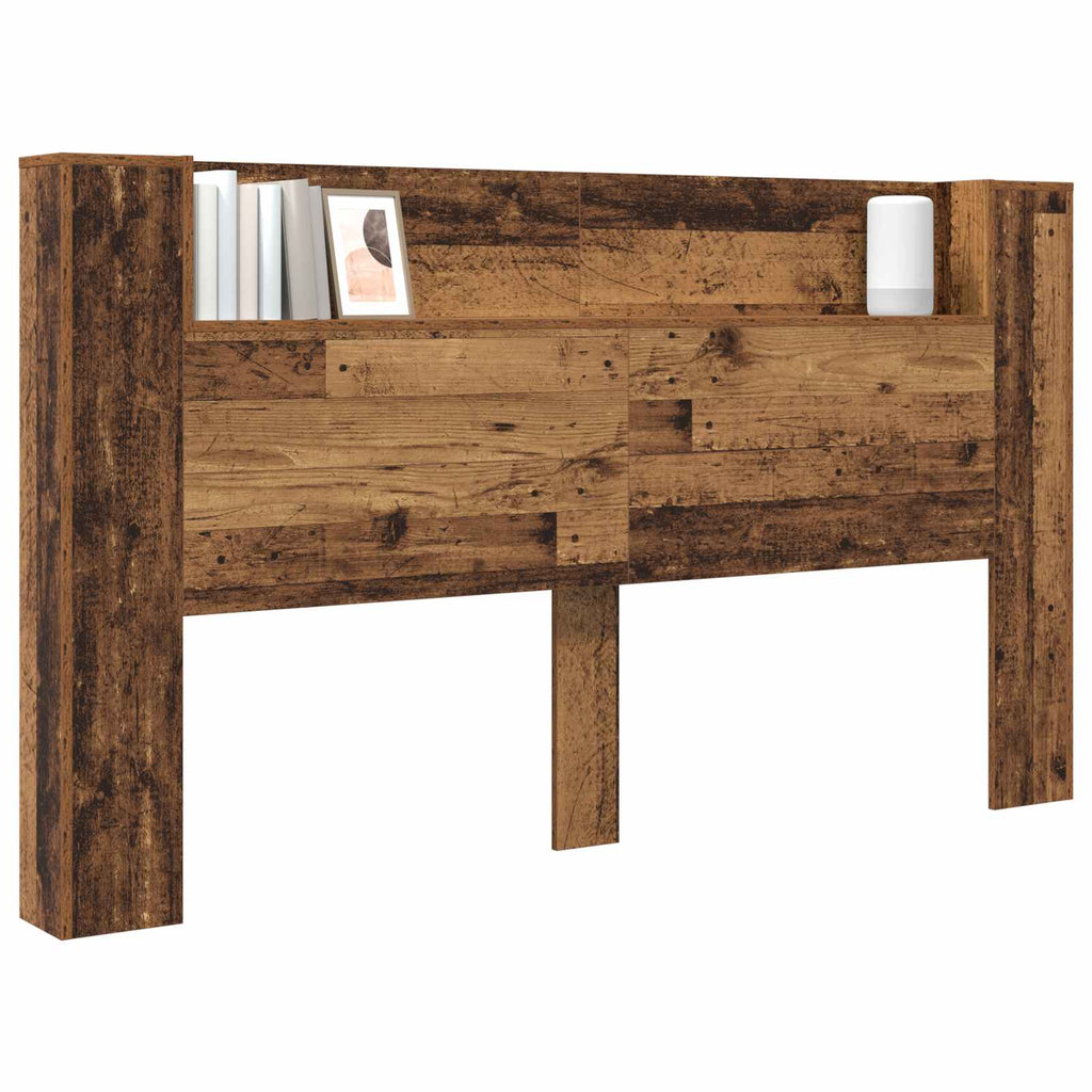 Kopfteil-Schrank Mit Led 180 X 16,5 X 103,5 Cm