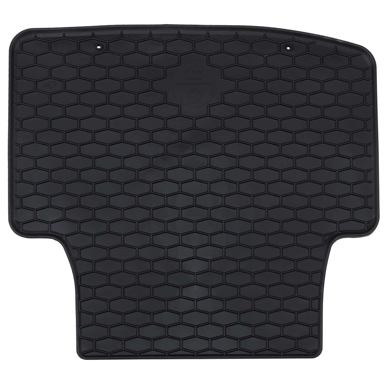 Autofußmatte 4 Pcs Schwarz Gummi