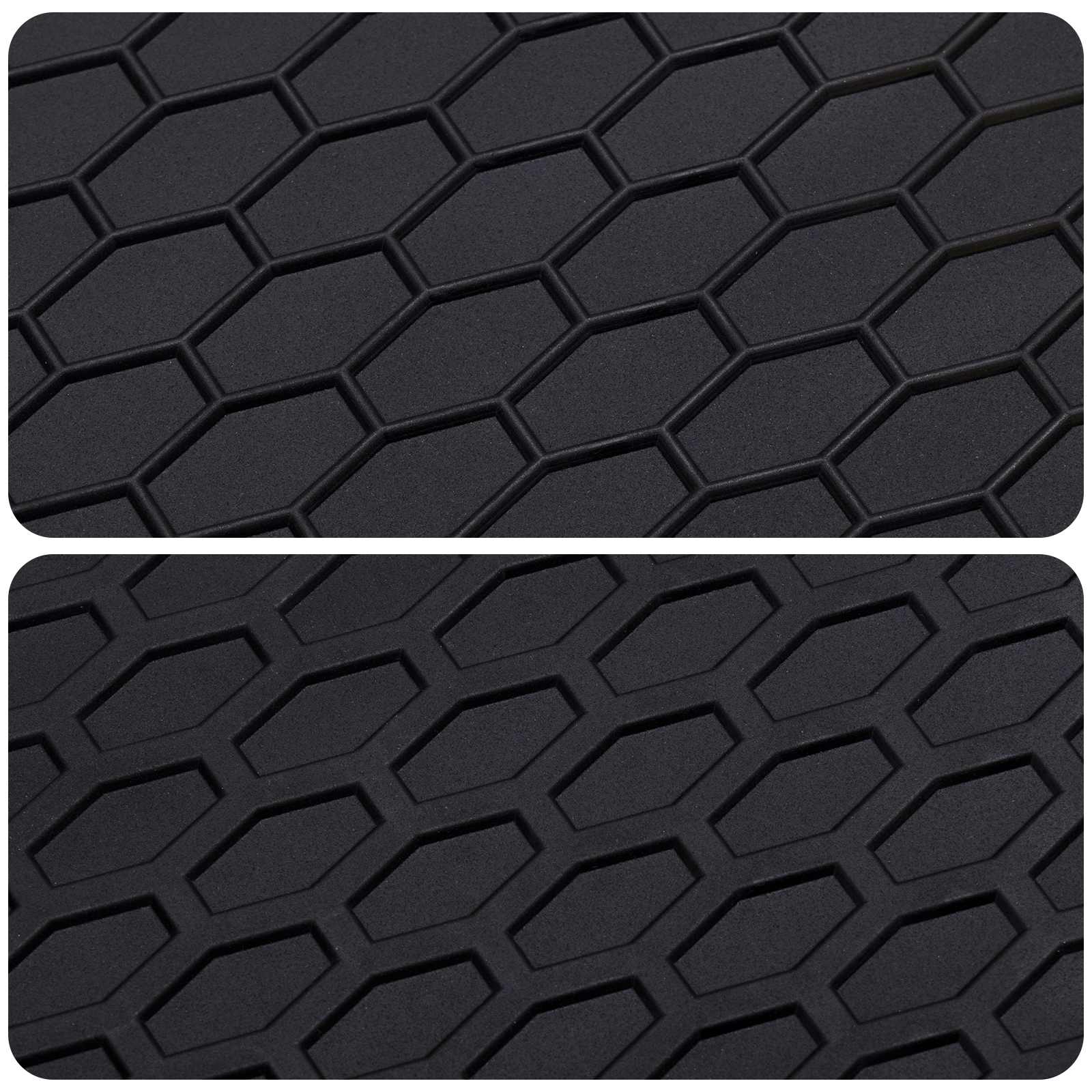 Autofußmatte 4 Pcs Schwarz Geeignet Für Mercedes A 2018- Gummi