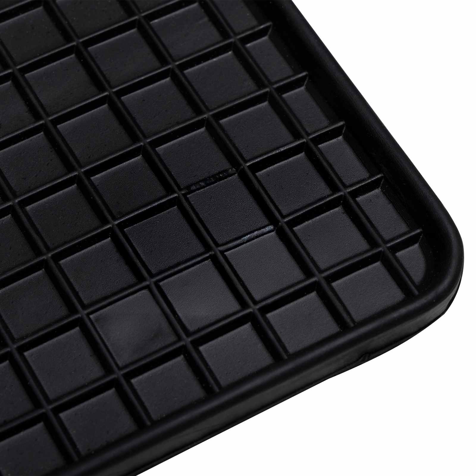 Autofußmatte 4 Pcs Schwarz Gummi