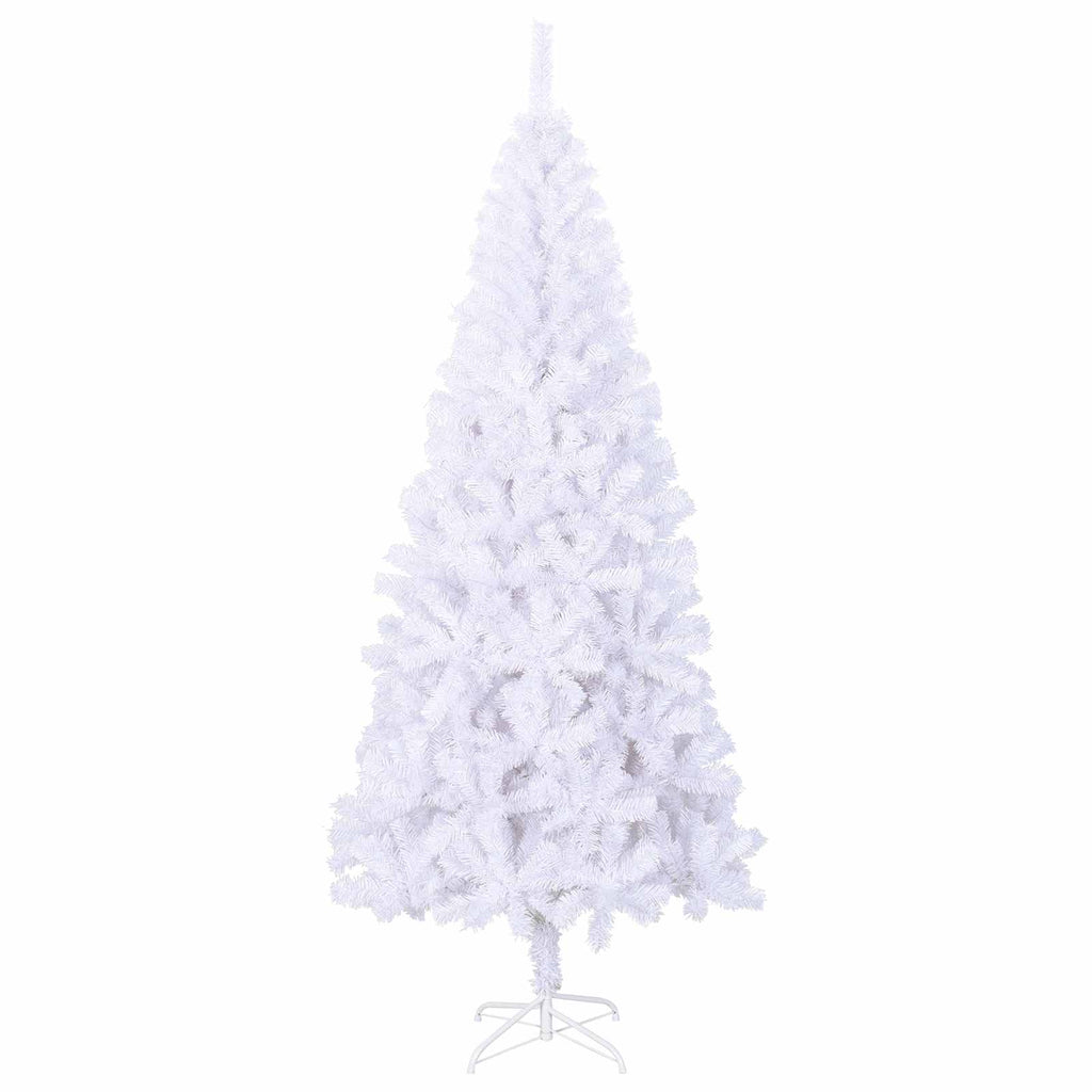 Künstlicher Weihnachtsbaum Weiß Pvc Und Stahl