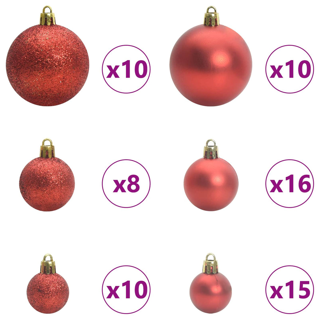 Künstlicher Weihnachtsbaum Weiß Pvc Und Stahl