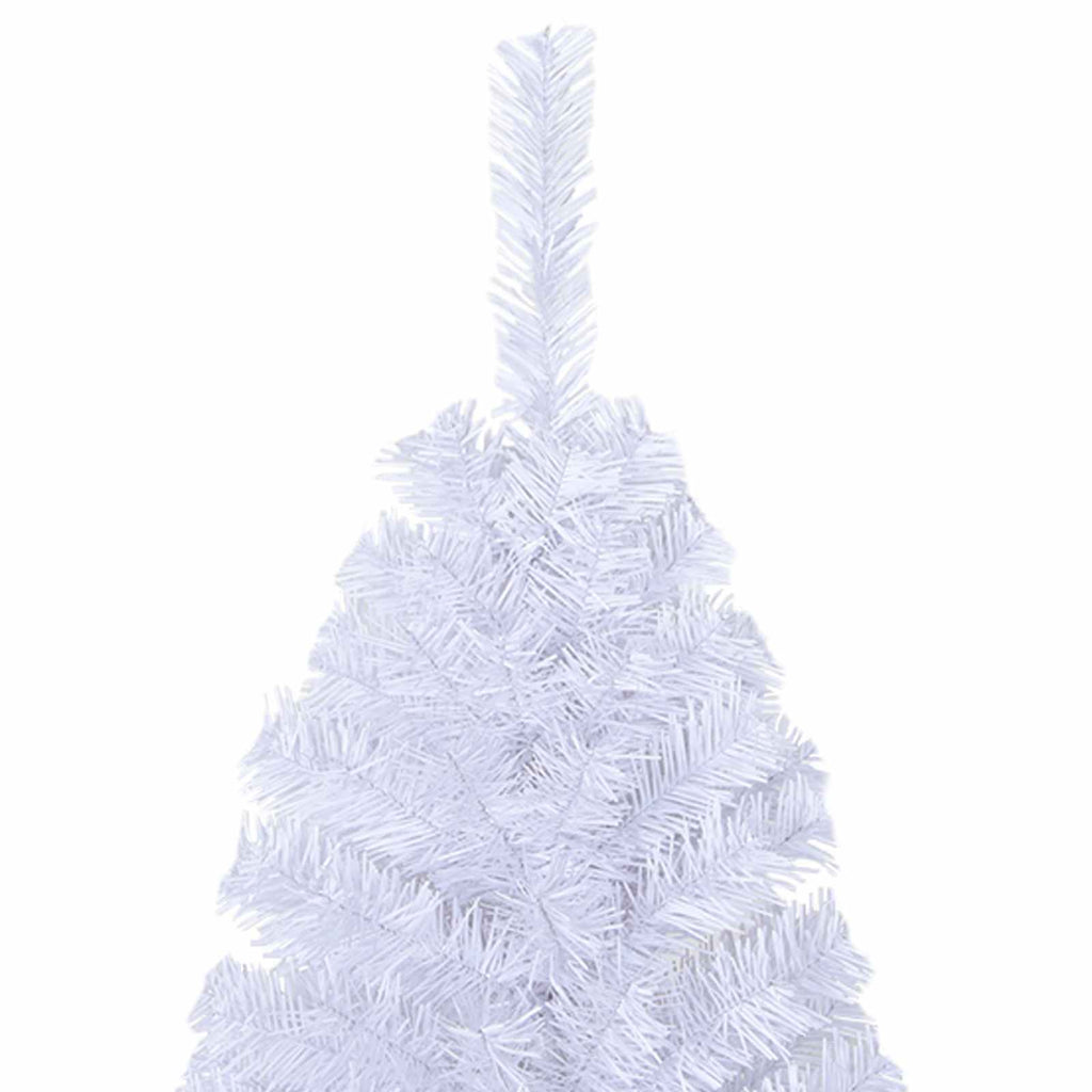 Künstlicher Weihnachtsbaum Weiß Pvc Und Stahl