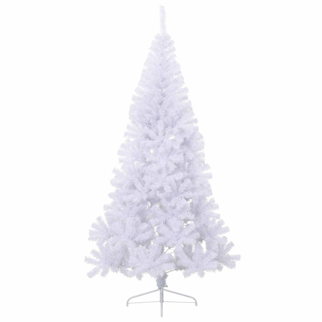 Künstlicher Weihnachtsbaum Weiß 240 Cm Pvc Und Stahl